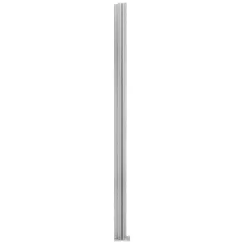 Brite Anodized 30" Corner Design Series Partition Post Brite Anodized 30" Corner Design Series Partition Post