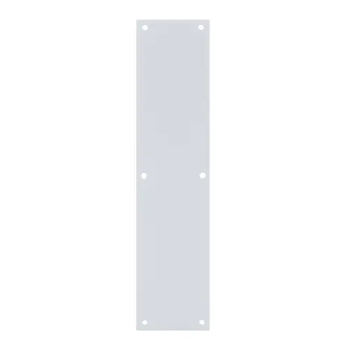 Clear Anodized Push Plates 4" x 16" Clear Anodized Push Plates 4" x 16"