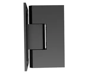 CR Laurence GDH86BL Black Recess Mount Glass Door Hinges – Pair