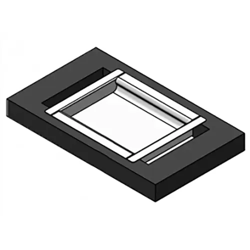 12" W X 10" H Transaction Deal Tray Non-Ricochet Two Sided Non Ballistic