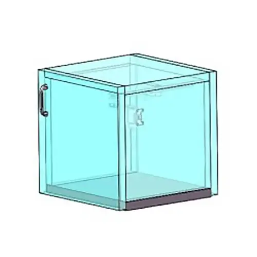 18" W X 18" H Package Receiver Transparent Ballistic Level 3