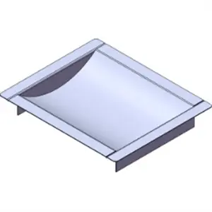 Armortex 1RMDT1012NB 10" W X 12" L X 1 3/4" D Recessed Deal Tray Without Weather Flap Non Ballistic