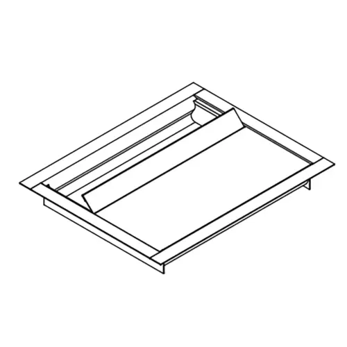 12" W X 12" H Recessed Deal Tray With Sliding Lid Non Ballistic 12" W X 12" H Recessed Deal Tray With Sliding Lid Non Ballistic