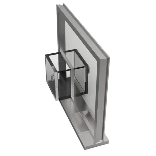 Custom Transaction Frame Windows With Transparent Package Receiver Stainless Steel Custom Transaction Frame Windows With Transparent Package Receiver Stainless Steel