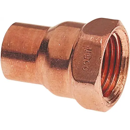 3/4 in. Copper Pressure Cup x FIP Adapter Fitting 3/4 in. Copper Pressure Cup x FIP Adapter Fitting