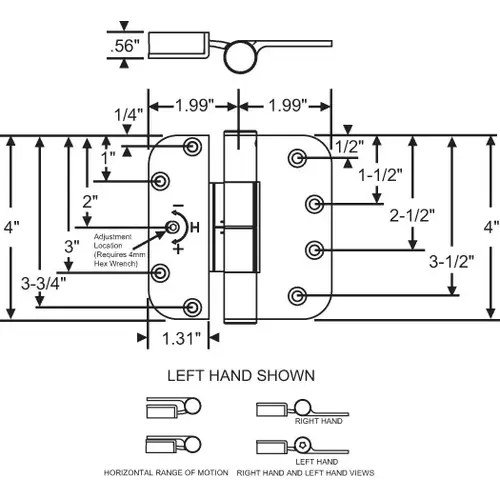 Hinge Adjustable Guide Lh Hinge Adjustable Guide Lh