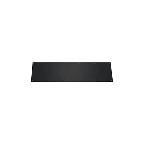 Kick Plate 10" x 34" S/S in Paint Black