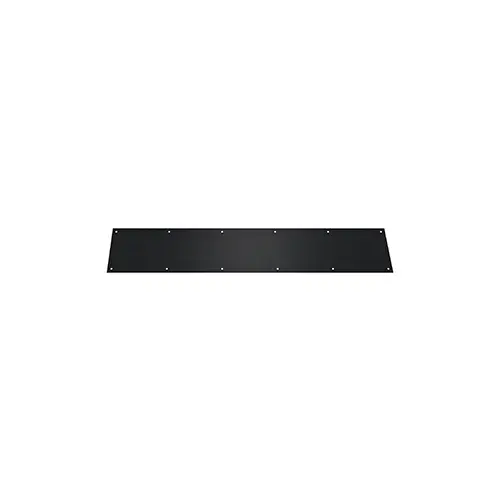 Kick Plate 6" x 34 " S/S in Paint Black