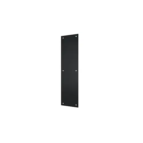 Push Plate 4" X 16" S/S in Paint Black