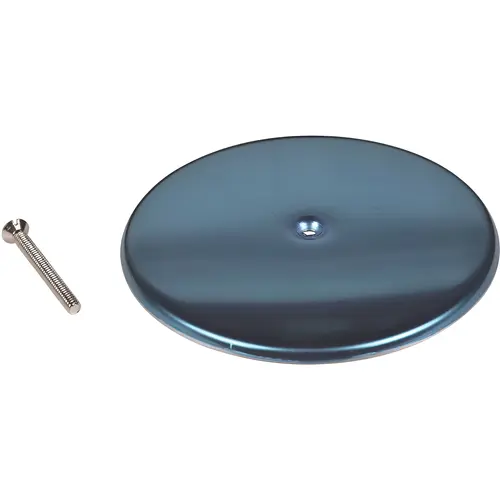6 in. Stainless Steel Flat Cleanout Cover Plate 6 in. Stainless Steel Flat Cleanout Cover Plate