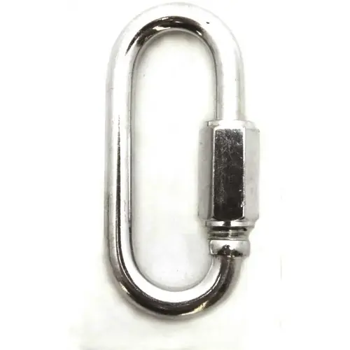1/8 in. Zinc-Plated Quick Link Metallic - pack of 16 1/8 in. Zinc-Plated Quick Link Metallic - pack of 16