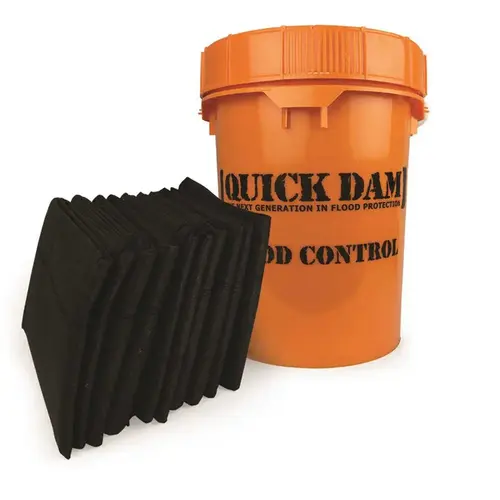 Grab and Go Flood Barrier Kit Contains 10 - 5 ft. Flood Barriers Grab and Go Flood Barrier Kit Contains 10 - 5 ft. Flood Barriers