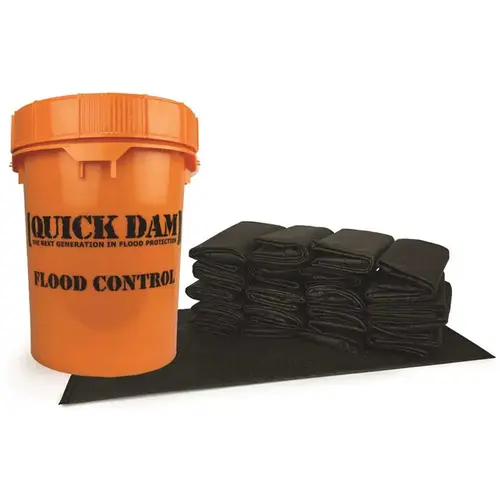 Grab and Go Bucket Containing 20 - 12 in. x 24 in. Flood Bags