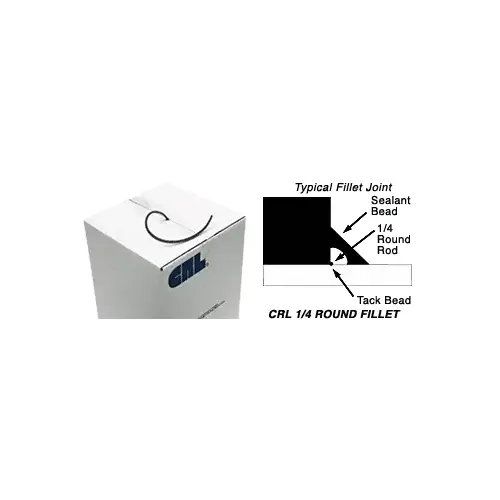 1/4 Round Fillet Backer Rod - 1100' Bulk Roll Gray 1/4 Round Fillet Backer Rod - 1100' Bulk Roll Gray