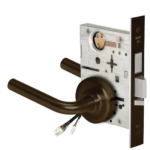 Electric Mortise Lock Dark Bronze Painted Electric Mortise Lock Dark Bronze Painted
