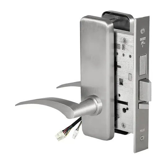 Electric Mortise Lock Satin Stainless Steel Electric Mortise Lock Satin Stainless Steel