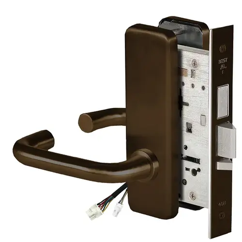 Electric Mortise Lock Dark Bronze Painted Electric Mortise Lock Dark Bronze Painted