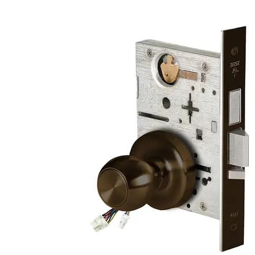 Electric Mortise Lock Dark Bronze Painted Electric Mortise Lock Dark Bronze Painted