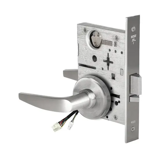 Electric Mortise Lock Satin Stainless Steel Electric Mortise Lock Satin Stainless Steel