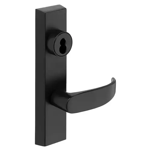 ET Lever Exit Device Trim Black Suede Powder Coat ET Lever Exit Device Trim Black Suede Powder Coat