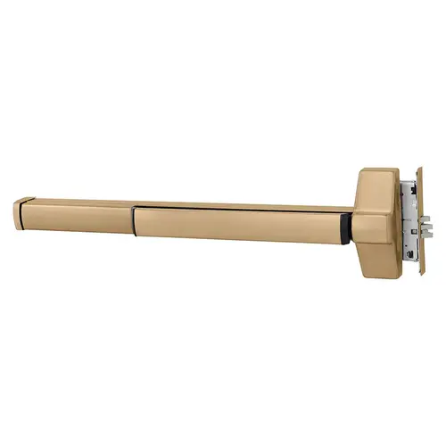 Electrified Exit Device Satin Bronze Clear Coated Electrified Exit Device Satin Bronze Clear Coated