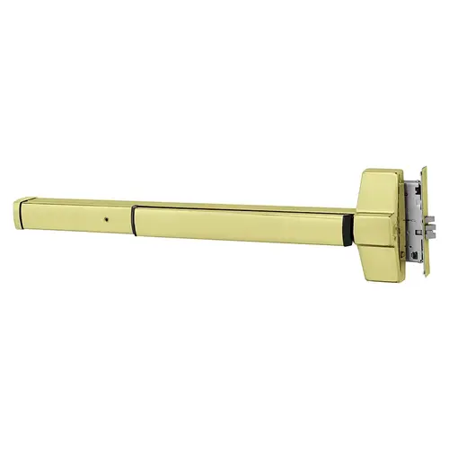 Electrified Exit Device Bright Brass Electrified Exit Device Bright Brass