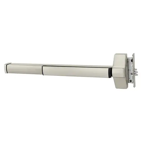 Exit Device Satin Nickel Plated Clear Coated Exit Device Satin Nickel Plated Clear Coated