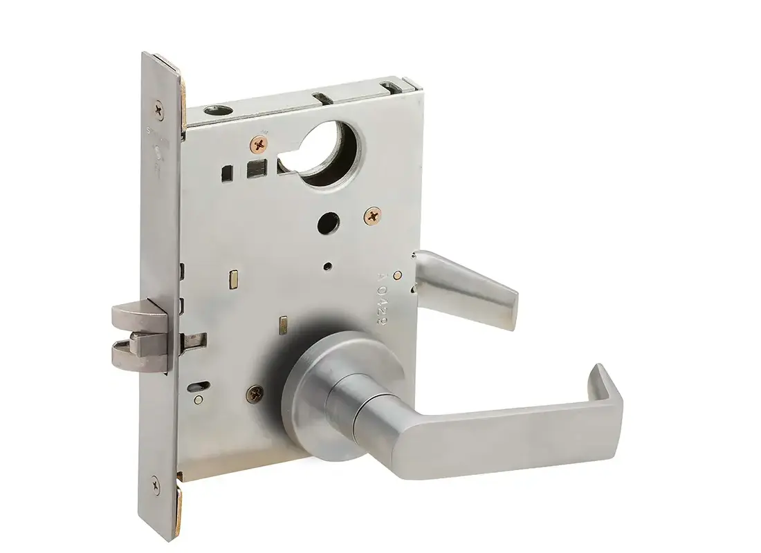 Schlage L9010 06A 626 RH XL11-515 Right Hand Lead Lined Passage