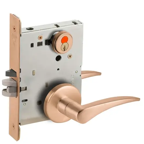 Mortise Lock Satin Bronze Clear Coated Mortise Lock Satin Bronze Clear Coated