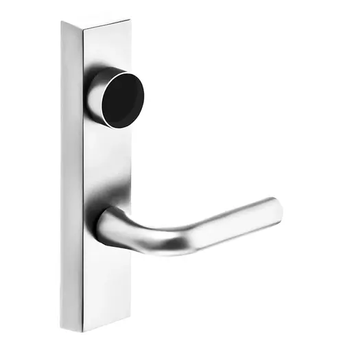 Grade 1 Exit Device Trim, Classroom Function, Freewheeling Trim, Key Outside Unlocks/Locks Trim, For Surface Vertical Rod and Mortise (8700, 8900 Series) Devices, Less Cylinder, W Lever, LHR, Bright Nickel Plated Clear Coated Bright Nickel Plated Clear Coated Grade 1 Exit Device Trim, Classroom Function, Freewheeling Trim, Key Outside Unlocks/Locks Trim, For Surface Vertical Rod and Mortise (8700, 8900 Series) Devices, Less Cylinder, W Lever, LHR, Bright Nickel Plated Clear Coated Bright Nickel Plated Clear Coated