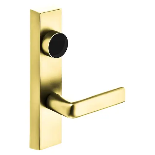 ET Lever Exit Device Trim Bright Brass ET Lever Exit Device Trim Bright Brass