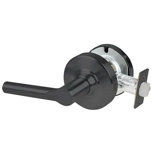 Exit Lock Grade 1 Broadway Lever Non-Keyed Matte Black Finish Non-Handed Exit Lock Grade 1 Broadway Lever Non-Keyed Matte Black Finish Non-Handed