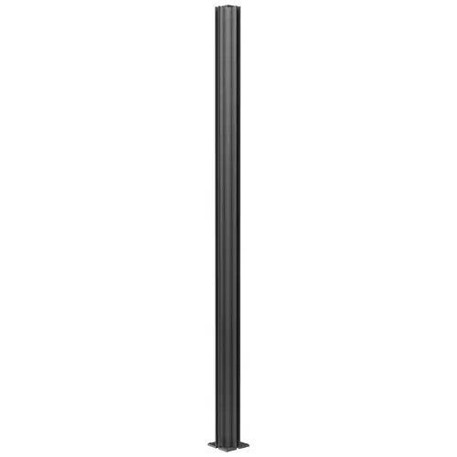 Matte Black 30" Corner Design Series Partition Post Matte Black 30" Corner Design Series Partition Post
