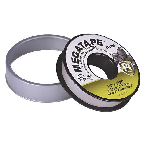All-Purpose, Professional-Grade PTFE Thread-Sealing Tape 1/2-in X 1000-in All-Purpose, Professional-Grade PTFE Thread-Sealing Tape 1/2-in X 1000-in