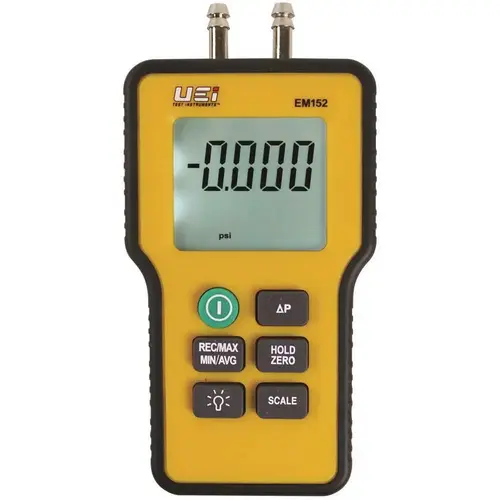 Dual Differential Digital Manometer with NIST Calibrations Dual Differential Digital Manometer with NIST Calibrations