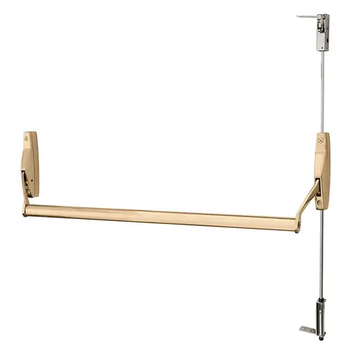 Exit Device Bright Bronze Clear Coated Exit Device Bright Bronze Clear Coated