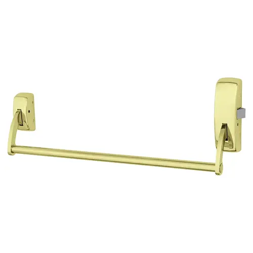 Rim Exit Device, Classroom, Less Trim, LHR, Bright Brass Rim Exit Device, Classroom, Less Trim, LHR, Bright Brass
