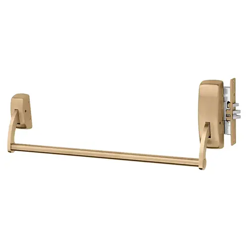 Exit Device Satin Bronze Clear Coated Exit Device Satin Bronze Clear Coated