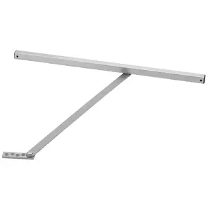 Glynn Johnson 454S-SP28 Surface Overhead Door Stop-Only, Size 4, UL Fire Rated, 689/SP28 Aluminum Powder Coated