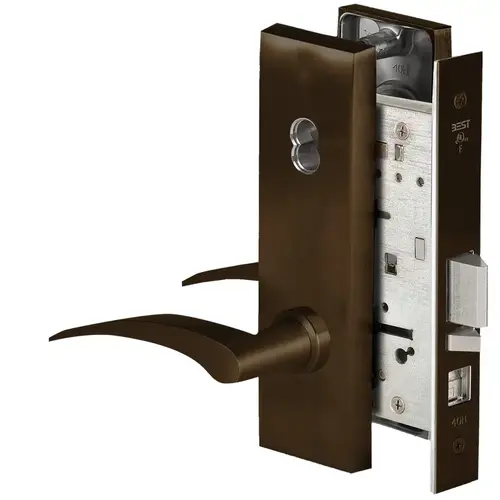 Mortise Lock Satin Bronze Blackened Satin Relieved Clear Coated Mortise Lock Satin Bronze Blackened Satin Relieved Clear Coated