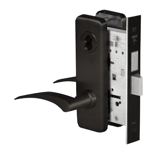 Mortise Lock Flat Black Coated Mortise Lock Flat Black Coated