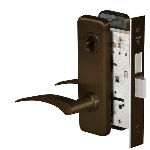 Mortise Lock Satin Bronze Blackened Satin Relieved Clear Coated Mortise Lock Satin Bronze Blackened Satin Relieved Clear Coated