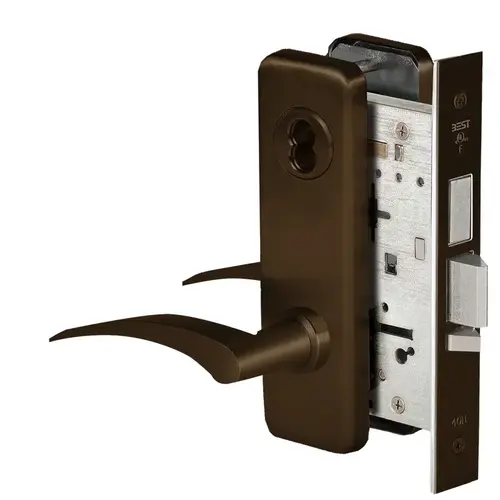 Mortise Lock Satin Bronze Blackened Satin Relieved Clear Coated Mortise Lock Satin Bronze Blackened Satin Relieved Clear Coated