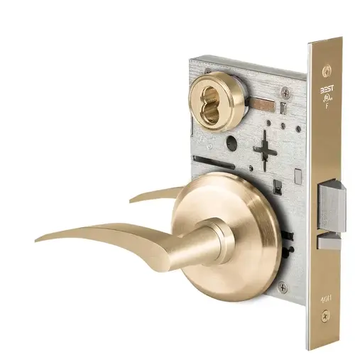 Mortise Lock Satin Brass Mortise Lock Satin Brass