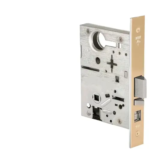 45HCA Series (A - Office Function) - Heavy Duty Mortise Lockbody Only, Field Reversible Bright Brass 45HCA Series (A - Office Function) - Heavy Duty Mortise Lockbody Only, Field Reversible Bright Brass