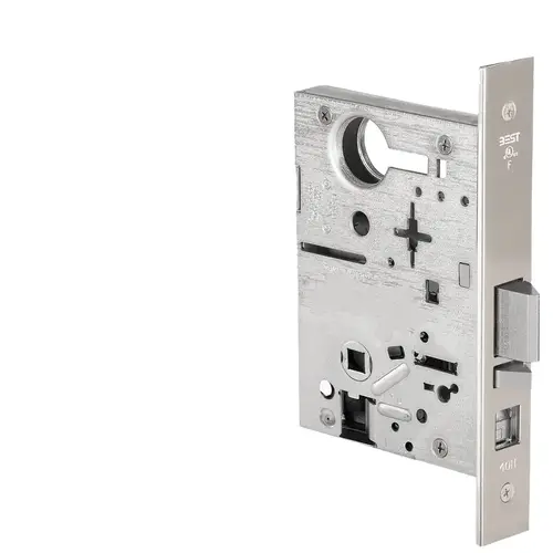 45HCA Series (A - Office Function) - Heavy Duty Mortise Lockbody Only, Field Reversible Bright Stainless Steel 45HCA Series (A - Office Function) - Heavy Duty Mortise Lockbody Only, Field Reversible Bright Stainless Steel