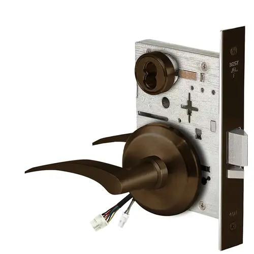 Electric Mortise Lock Dark Oxidized Satin Bronze Oil Rubbed Electric Mortise Lock Dark Oxidized Satin Bronze Oil Rubbed