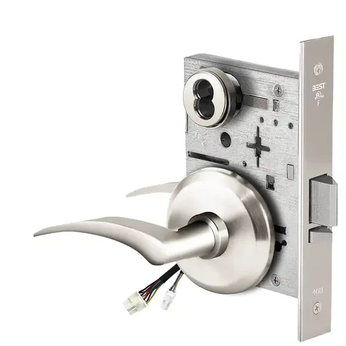 Electric Mortise Lock Bright Chrome Electric Mortise Lock Bright Chrome