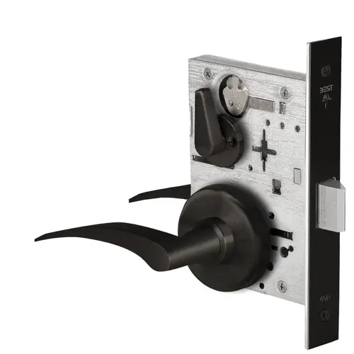 Mortise Lock Flat Black Coated Mortise Lock Flat Black Coated
