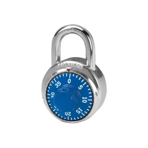1-7/8 In. Wide Stainless Steel Combination Lock, 3 Number Combination 1-7/8 In. Wide Stainless Steel Combination Lock, 3 Number Combination
